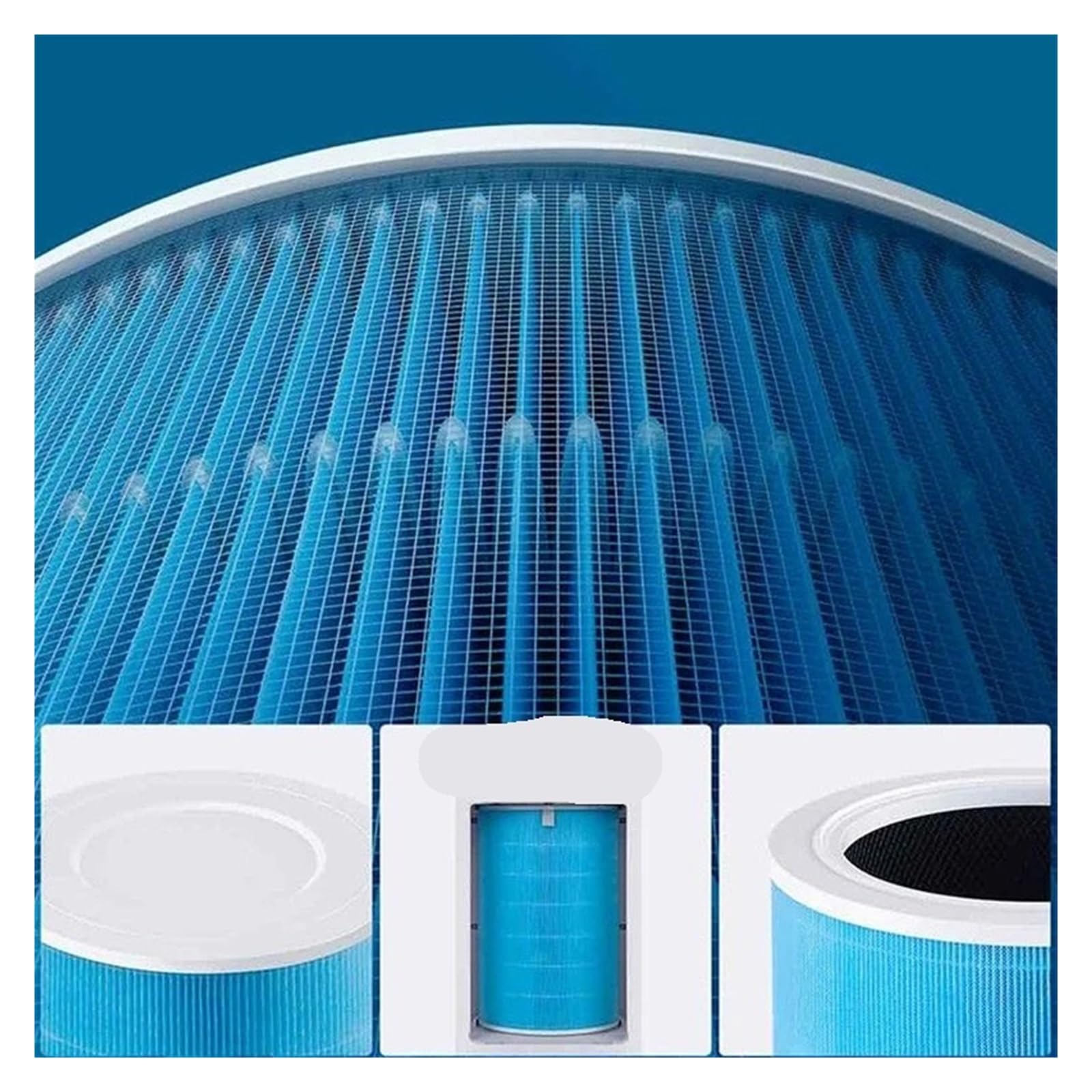 HIZON Filtro purificador de Aire, Compatible con Xiaomi, ProH | Filtración eficiente, purificando el aire.(Green (Pro H))