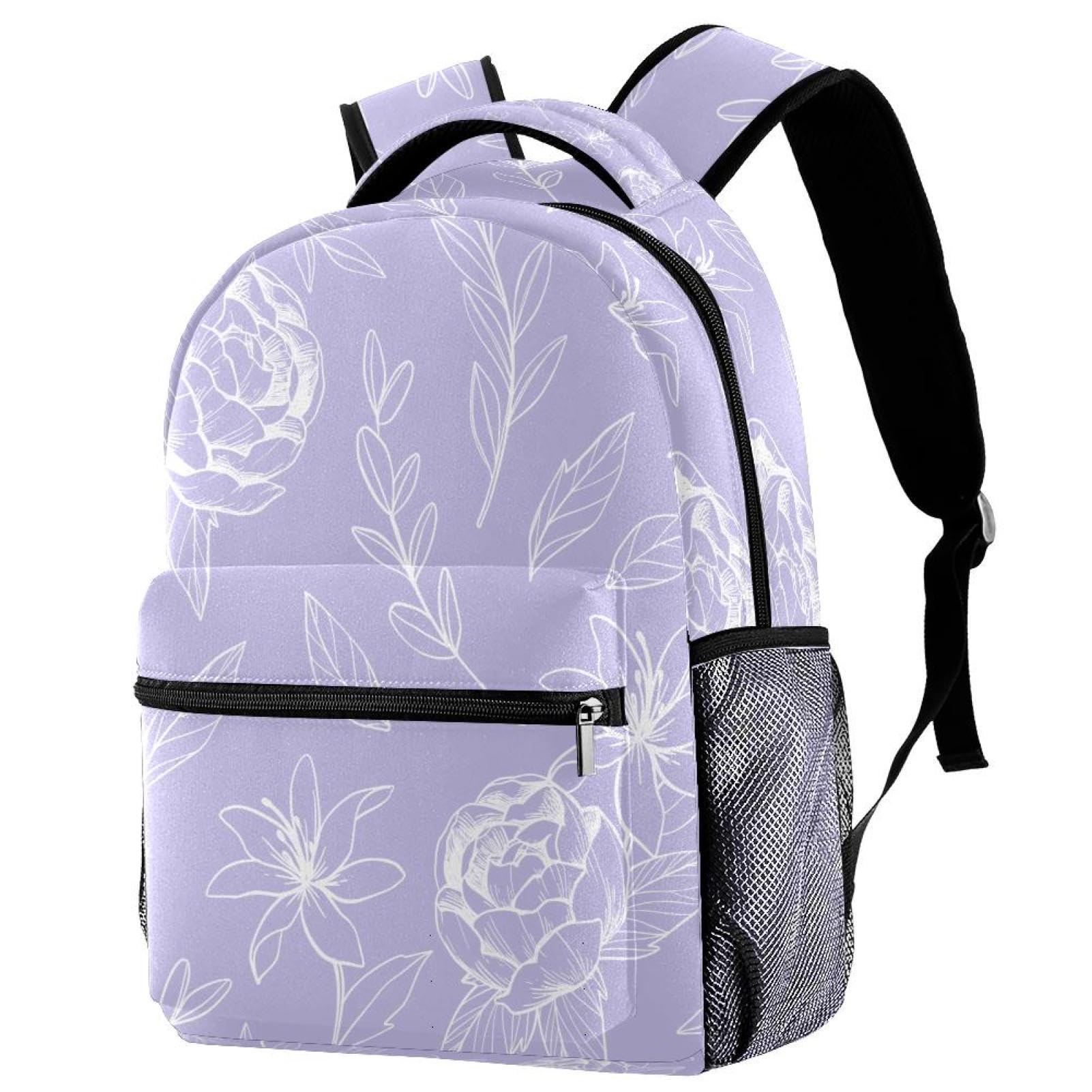Sac à dos mignon pour ordinateur portable et lycée multicolore