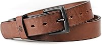 Main Street Forge All American Leather Belt - Made in USA Heavy Duty Men's Work EDC Belt, Full Grain Veg-Tanned Leather
