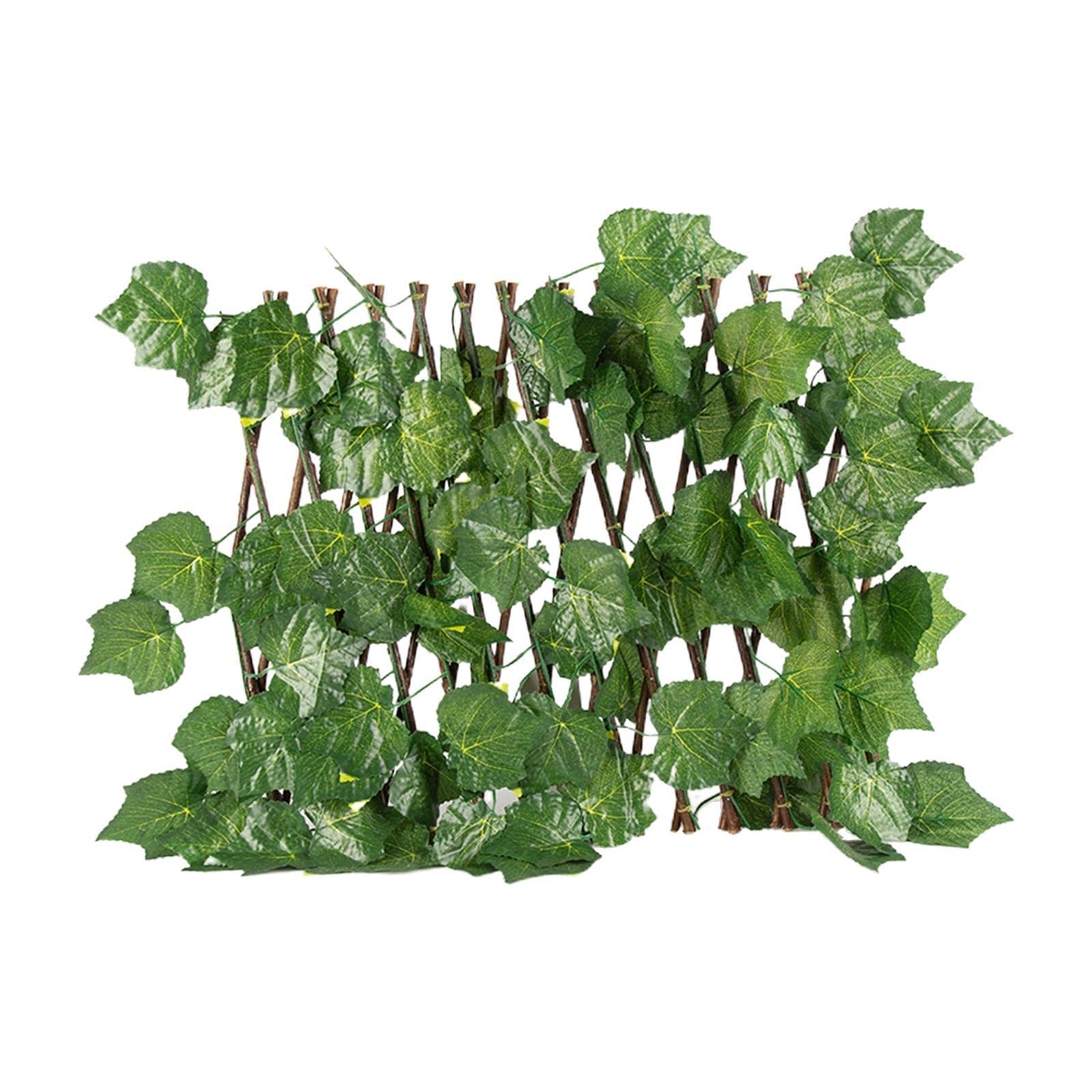 Retractable Garden Fence Privacy Screen Outdoor Grape Leaves|Home & Garden | Garden Fencing |1 Piece Expandable Garden Fence-image-38