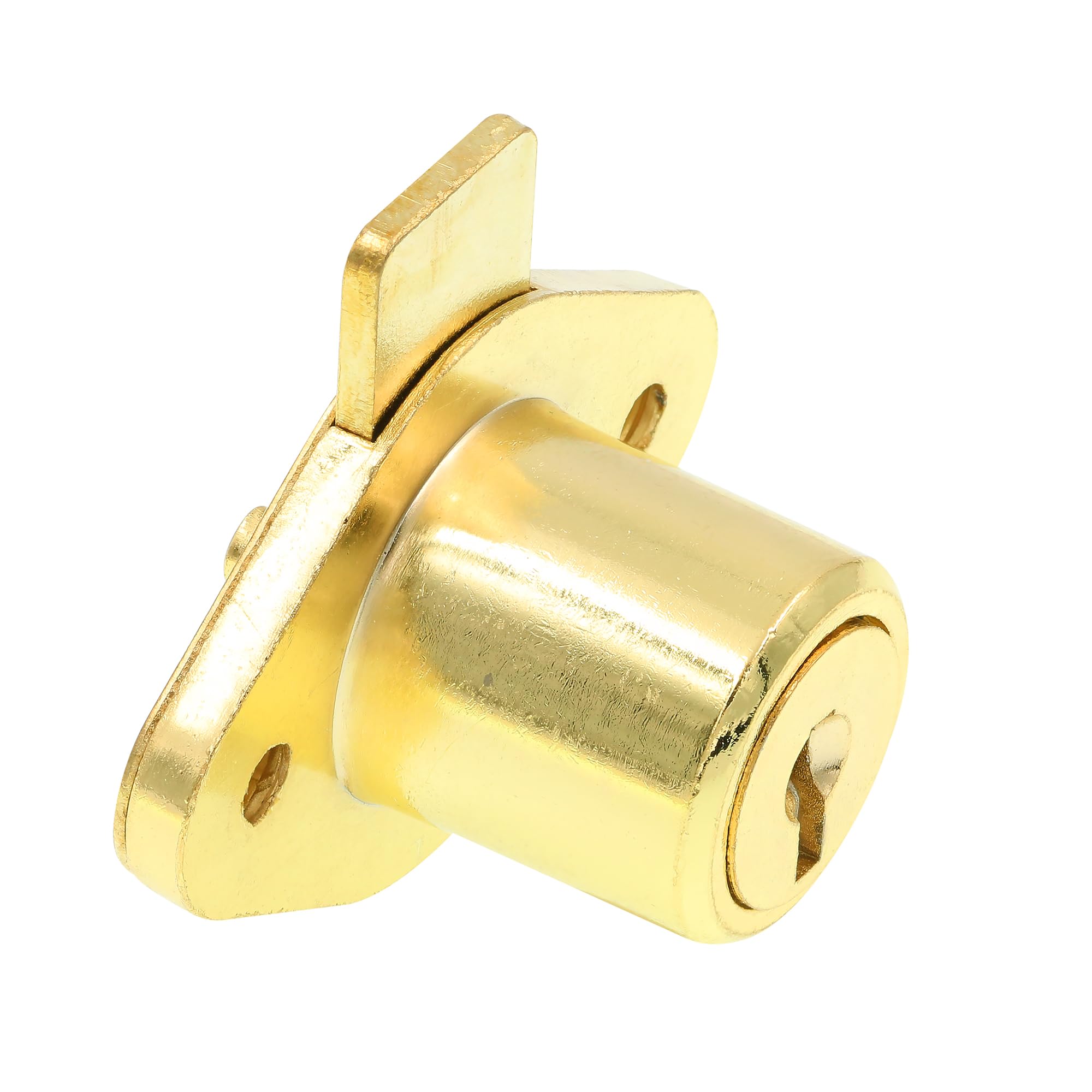 Drawer Cabinet Locks - Brass Plated Security Locks -3 Drawer Cabinet Locks - Brass Plated Security Locks -3