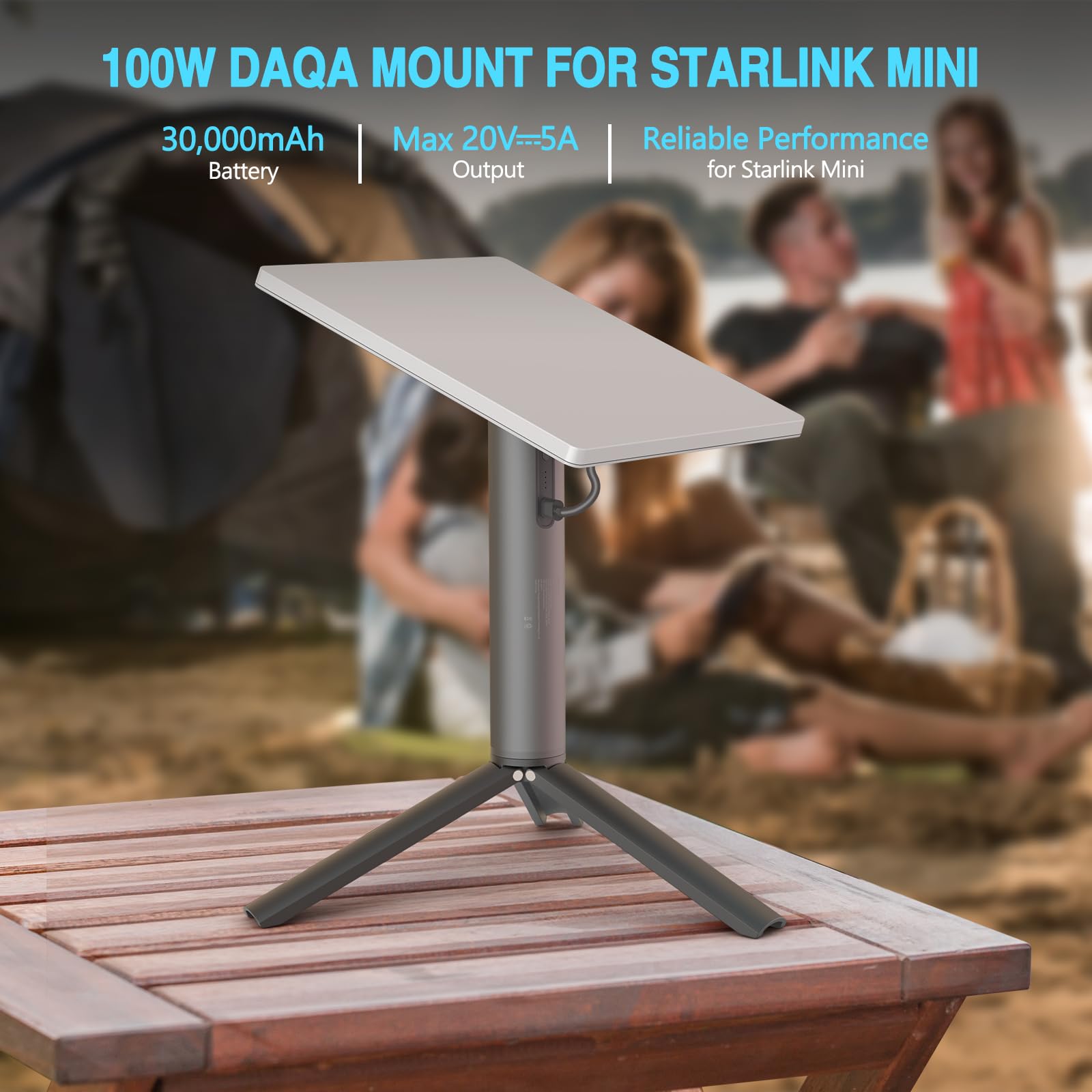 Soporte para Starlink Mini, con batería de 21,6 V/30000 mAh, para Starlink Mini Mount