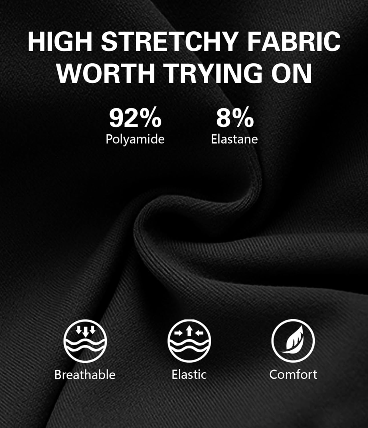 Comper Women's 3 Pack Strappy Bras Halter Bra Seamless Open Back Sports Bras Casual Bralette Crop top with Removable Cups - Image 7