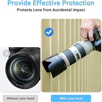 Amazon | JJC 可逆式 レンズフード 黒 花形 Canon EF 70-200 f2.8l IS