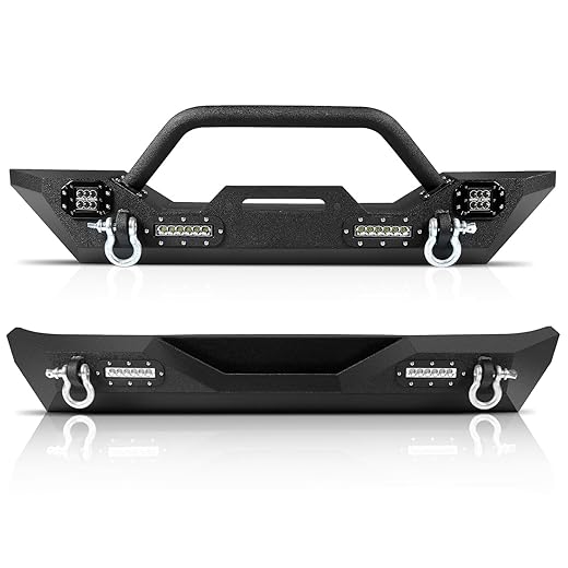 Front and Rear Bumper Combo Set