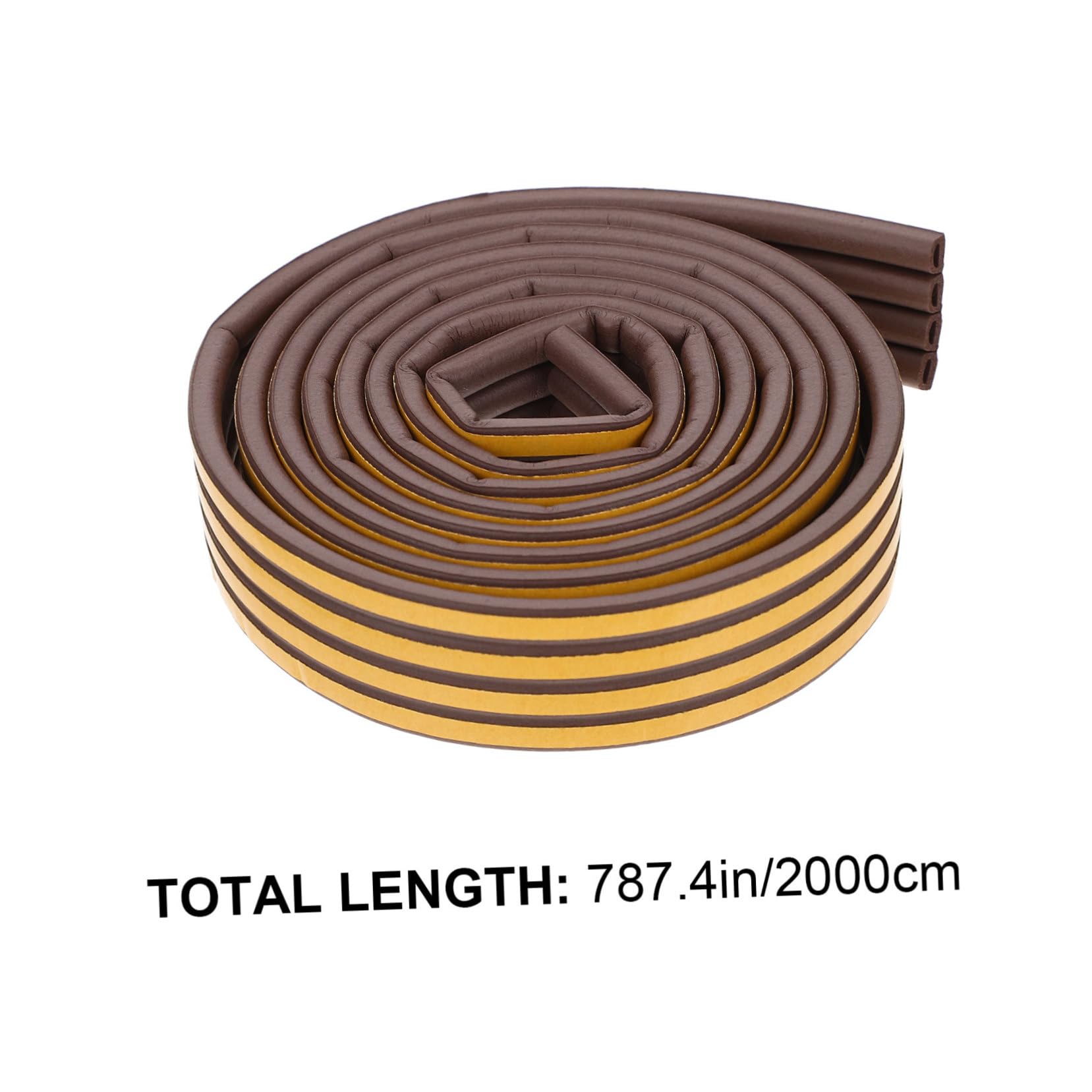 KALLORY Under Door Draft Stopper Seal Strip No Glue Weather Stripping for Doors and Windows Soundproofing and Windproof Design Fits Carpet Tile