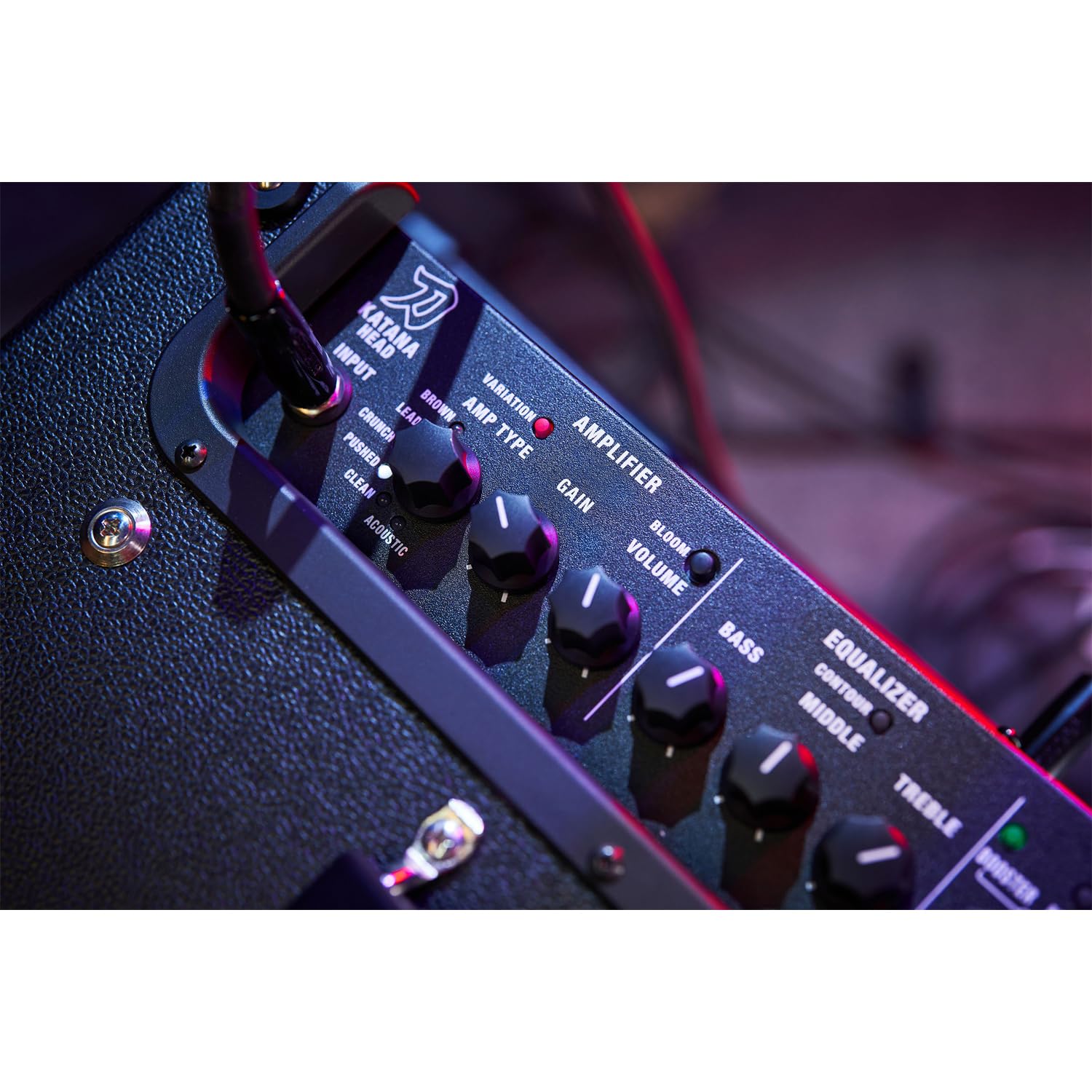 Boss Katana Head Gen 3 Gitarrenverstärker Amp Topteil mit GA-FC-EX Fußschalter und keepdrum Klinkenkabel
