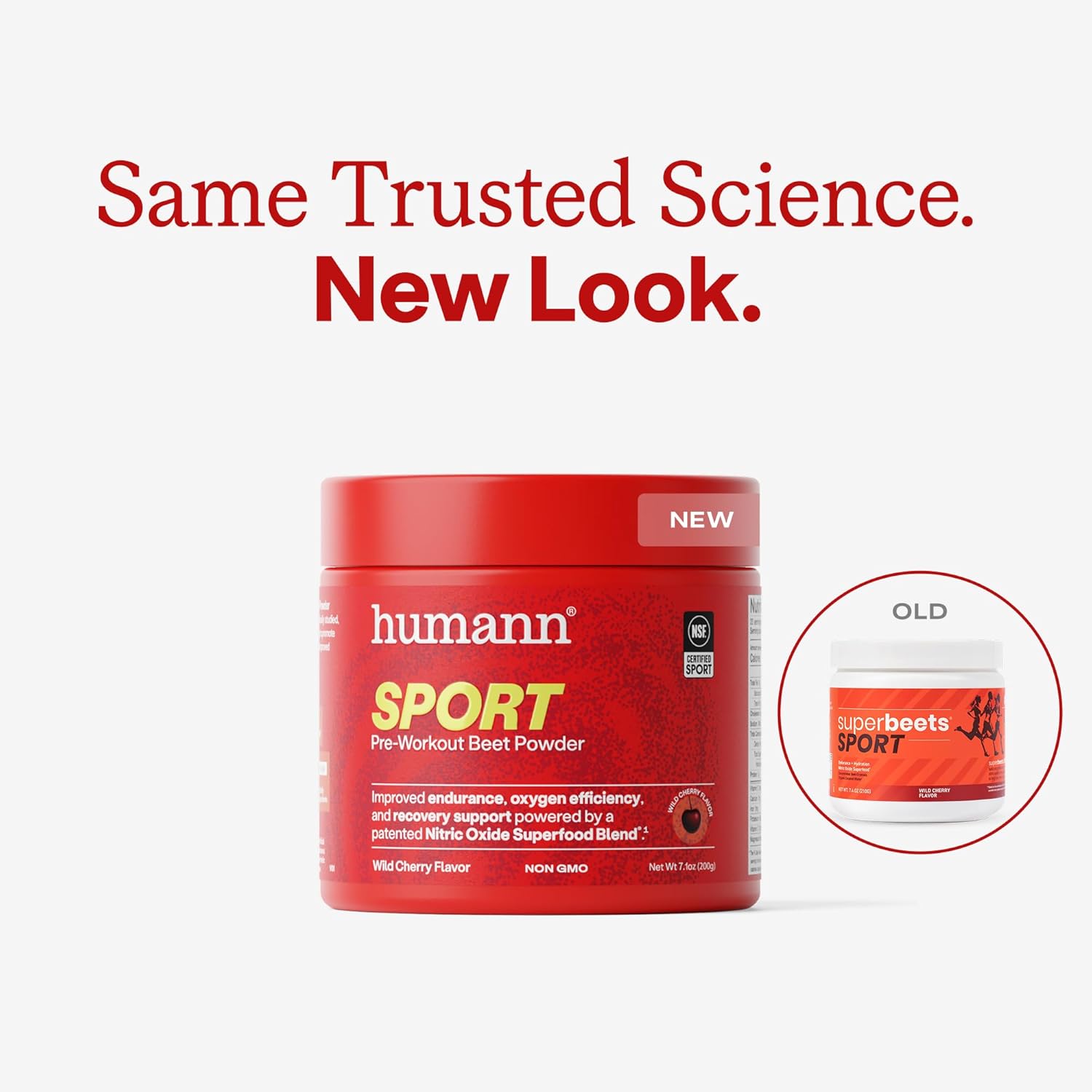 Humann SuperBeets Sport Endurance Pre Workout Powder, Nitric Oxide Supplement, NSF Certified, Stimulant & Caffeine Free, Made with Beet Root, Wild Cherry, 20 Servings