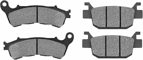 Pastiglie Freno AHL Per Honda SH 125/150/300 | Set 2 Paia Anteriore+Posteriore, Organiche - Foto 4