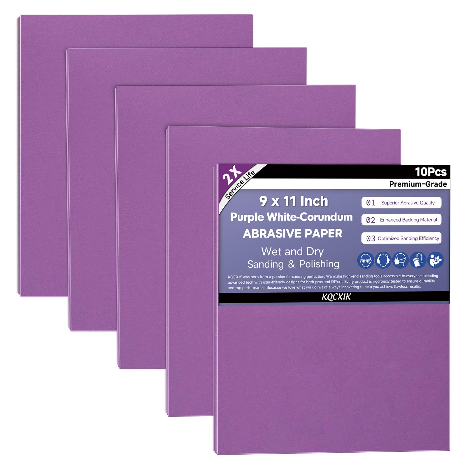 Premium Sandpaper Assortment - 80 to 2000 Grit -17