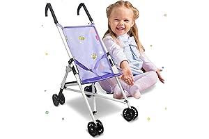 Doll Stroller Toy Anivia Realistic Doll Stroller for Toddlers - Perfect for Girls