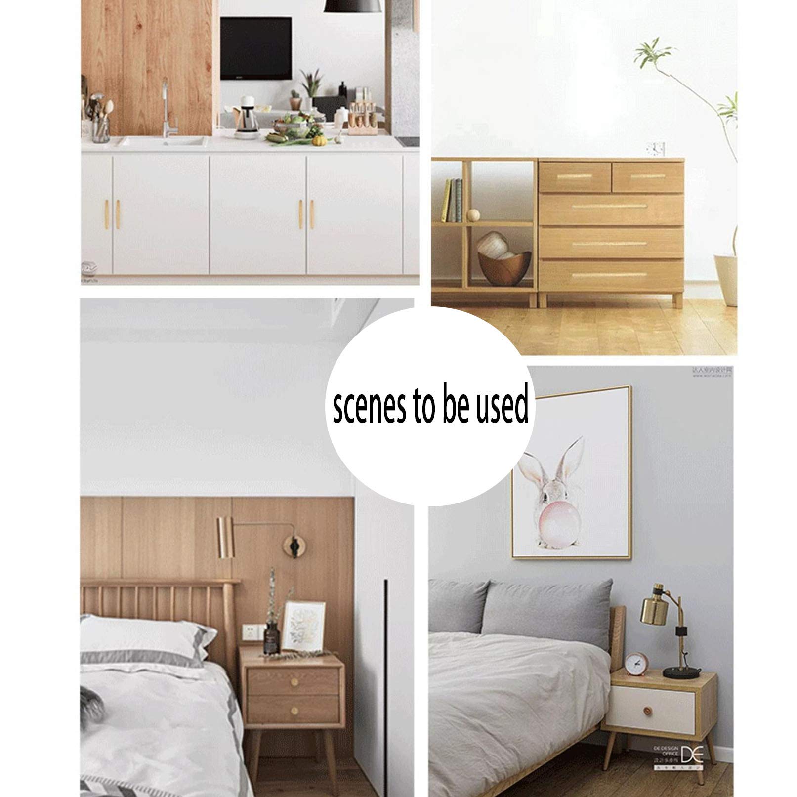 pomos de madera para puertas, pomos para cajones, Paquete de 3 pomos de madera maciza for cajones, tiradores, tiradores de madera, tiradores de puerta de armario, tiradores de muebles, tiradores de to