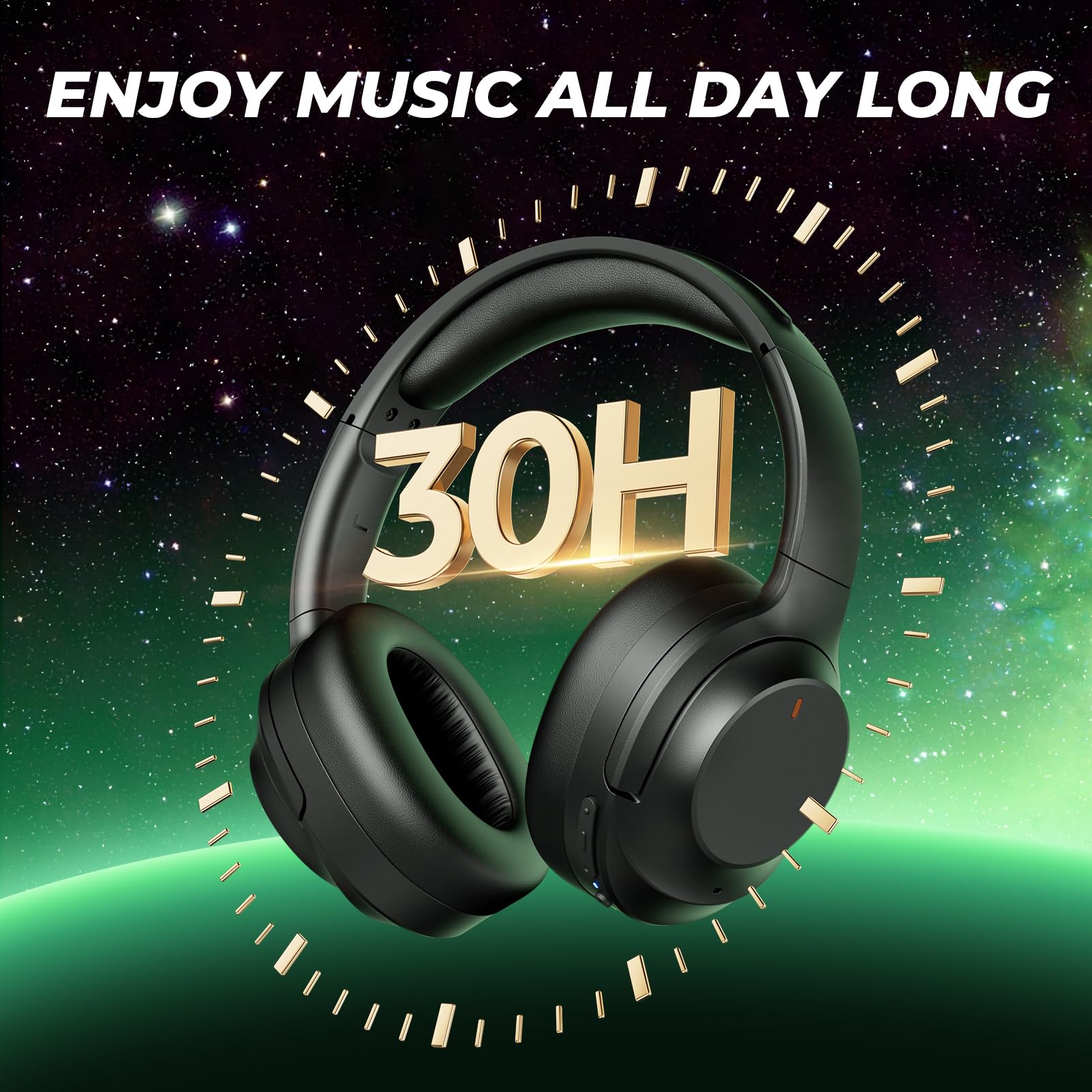 Noise Cancelling Headphones Stocking Stuffers for Men Women Teens Boys Girls: Upgraded HiFi Stereo, 2X Softer Comfort, White Elephant Gifts for Adults, Durable for Traveling/Gym Use/Home Office/School