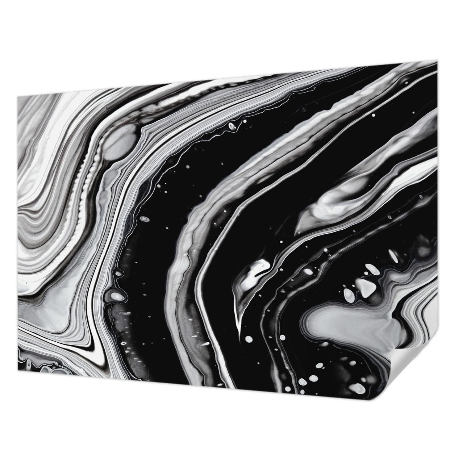 Papier peint ondes monochromatiques pour transformer votre chambre moderne