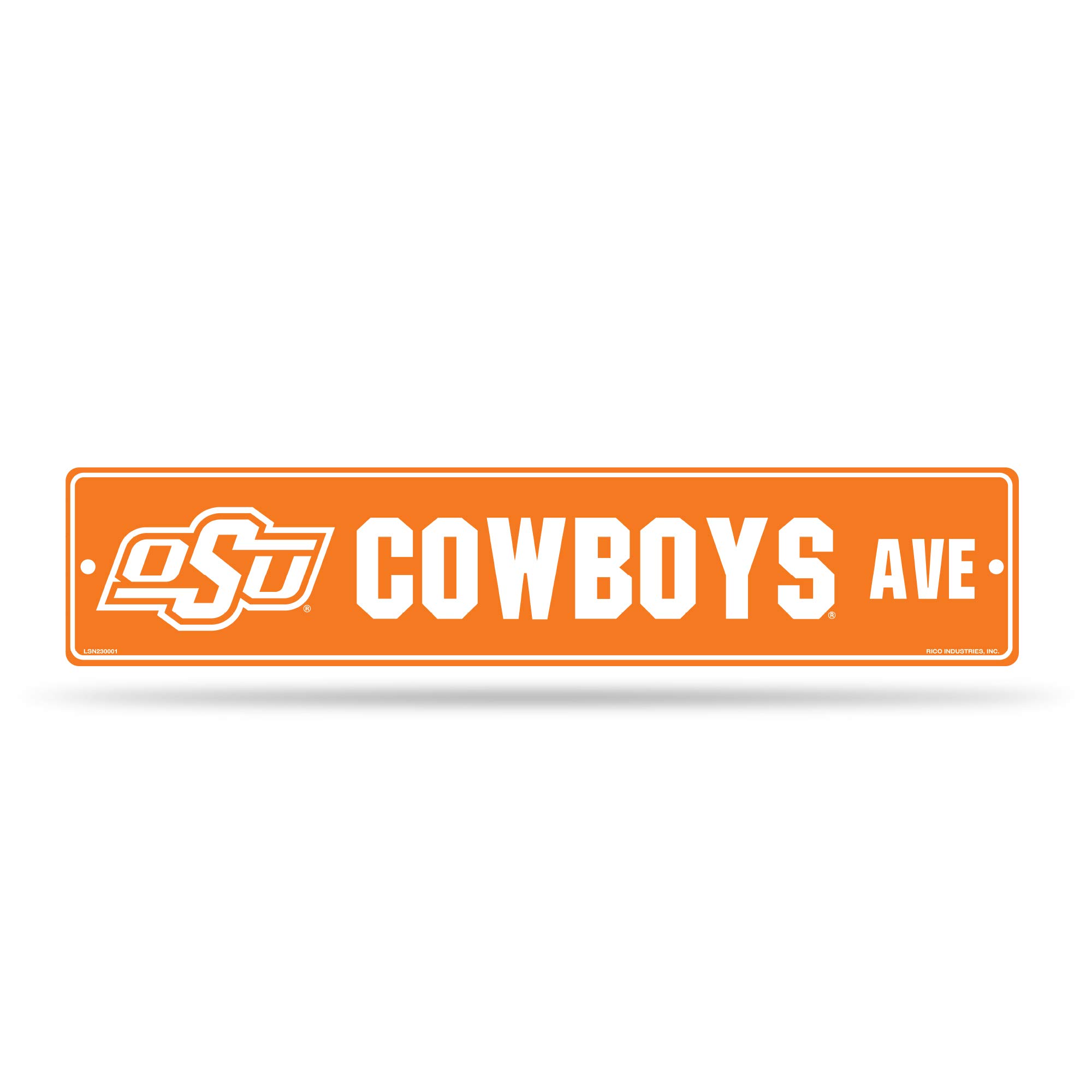 Rico Industries NCAA Oklahoma State Cowboys Street Sign, 5 x 24-inches