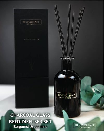 Miniatura 2 de Benevolence LA Difusores de varillas para el hogar, fragancia relajante de bergamota y jazmín Varillas difusoras de varillas de aromaterapia con