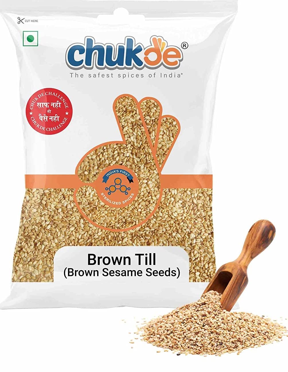 Chukde Brown Till - 100 Gm: White Sesame Seeds for Ladoos, Seasoning, Garnish, Dressings, and More | Rich in Nutrients, Promotes Heart Health, Regulates Blood Sugar (B0BBRCR6C7) Amazon Price History, Amazon Price Tracker