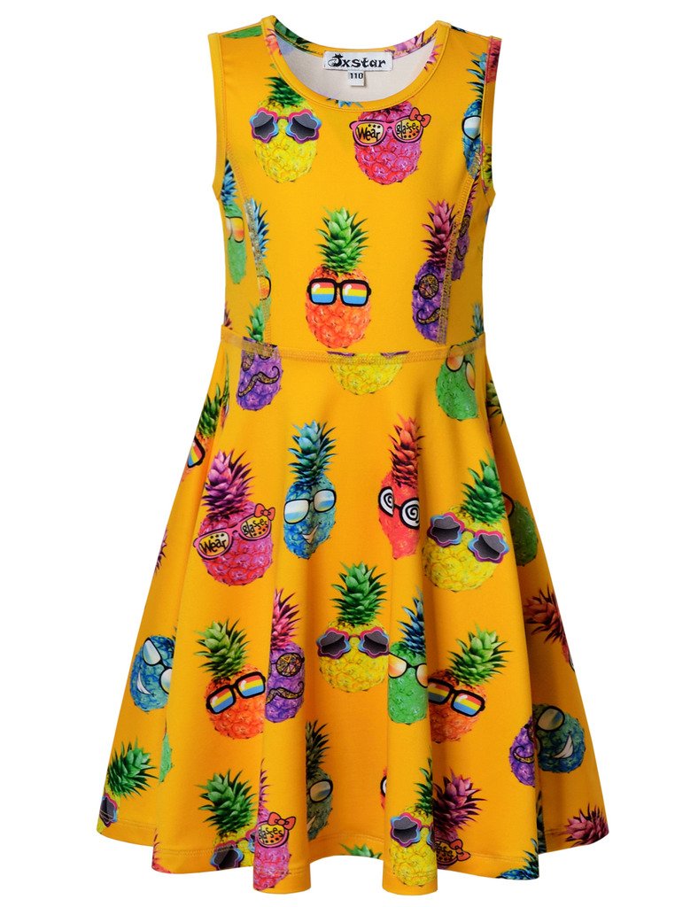 pineapple skater dress ASOS Pineapple Print Skater Dress