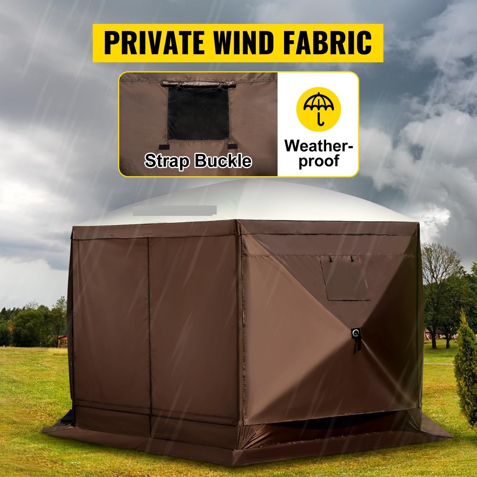 Pop-up Camping Altana Camping Baldachim Shelter 6-stronny 12' X 12' / 10' X 10' Namioty Przeciwsłoneczne & Zadaszenia Camping & Turystyka Piesza(10 x 10 ft)