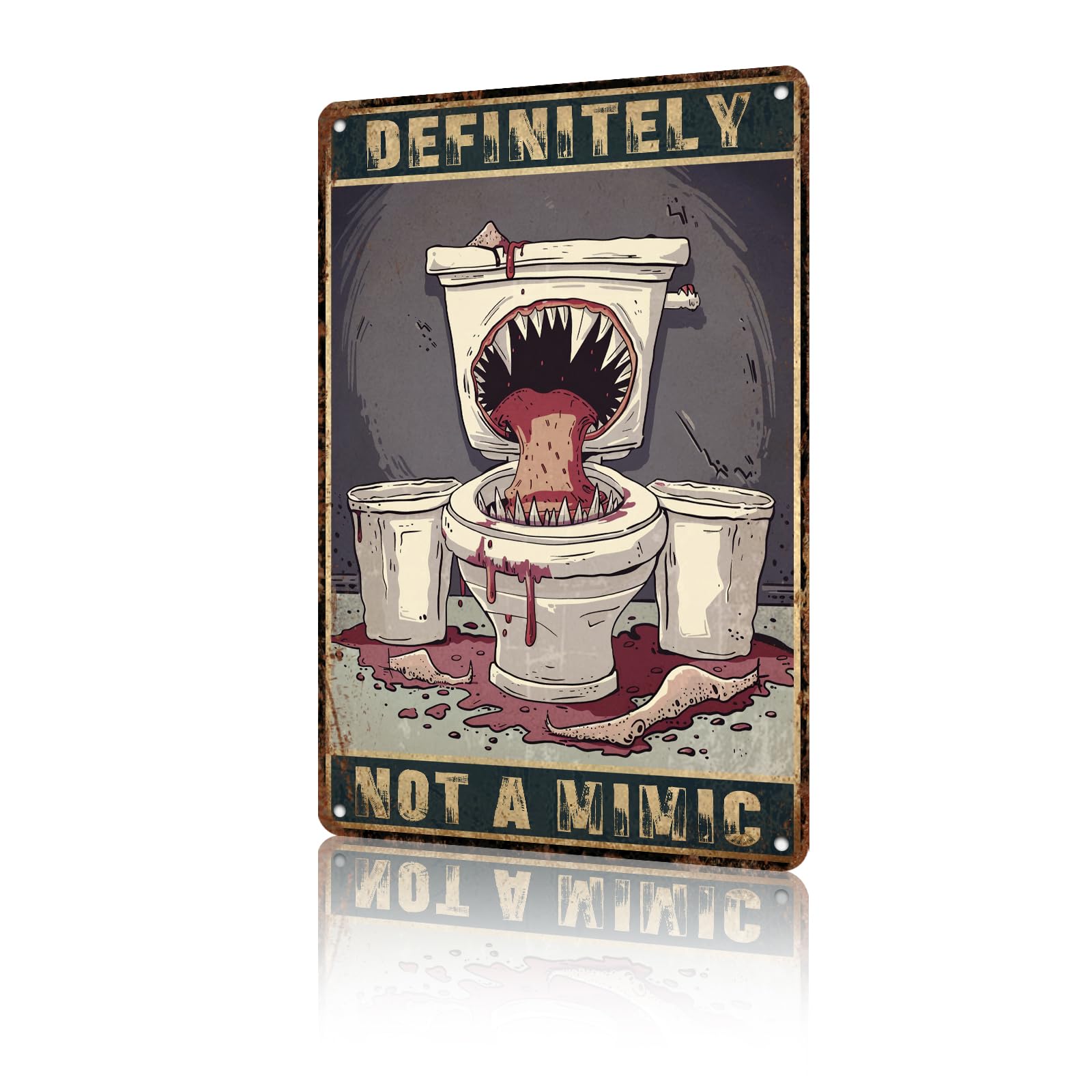 Anceky Retro Sign DefinitelyA Mimic Metal Tin Sign Funny Wall Decor for Garage Yard Garden Home Bedroom Cafe 12×8 Inch