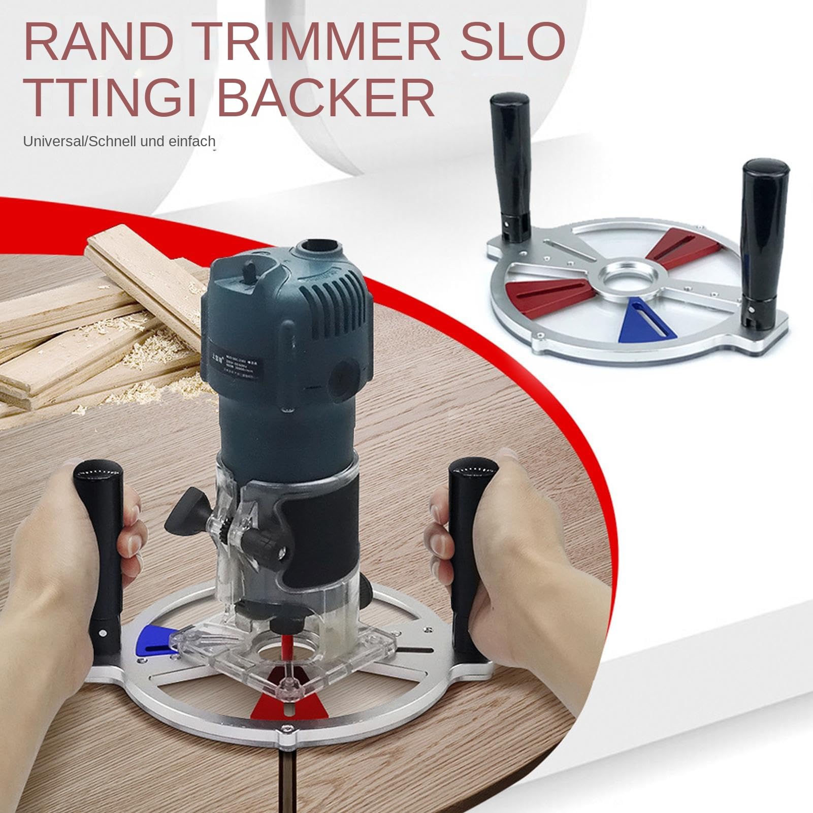 Regulowany router Jig, narzędzie do szyn kółkowych, przewodnik do wiercenia drewna z wytrzymałym wspornikiem, precyzyjne narzędzie do obróbki drewna, akcesoria do routera ze stabilnym wzornictwem