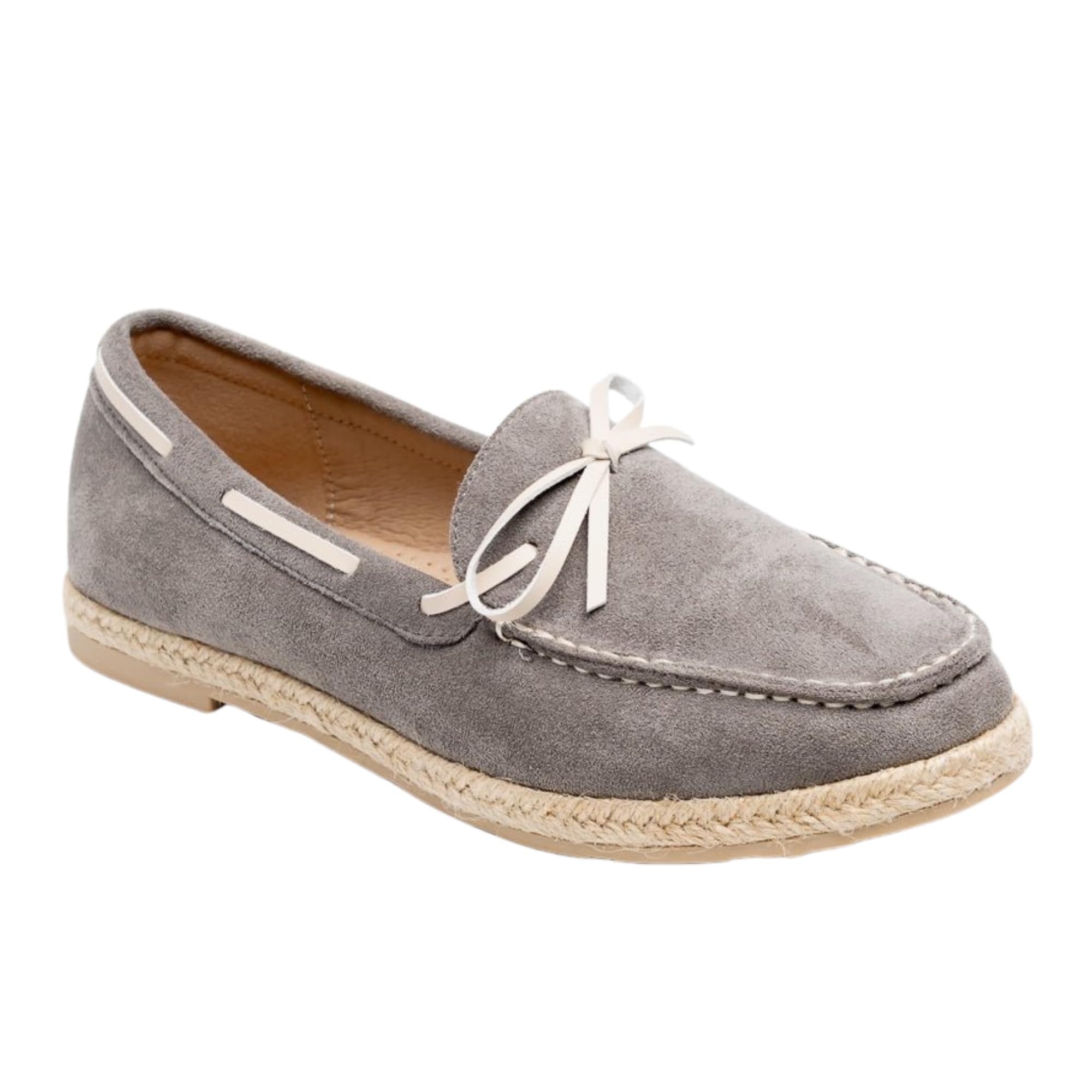 Coaster Suede - Women's Grey Loafers | Party, 2-picture-10
