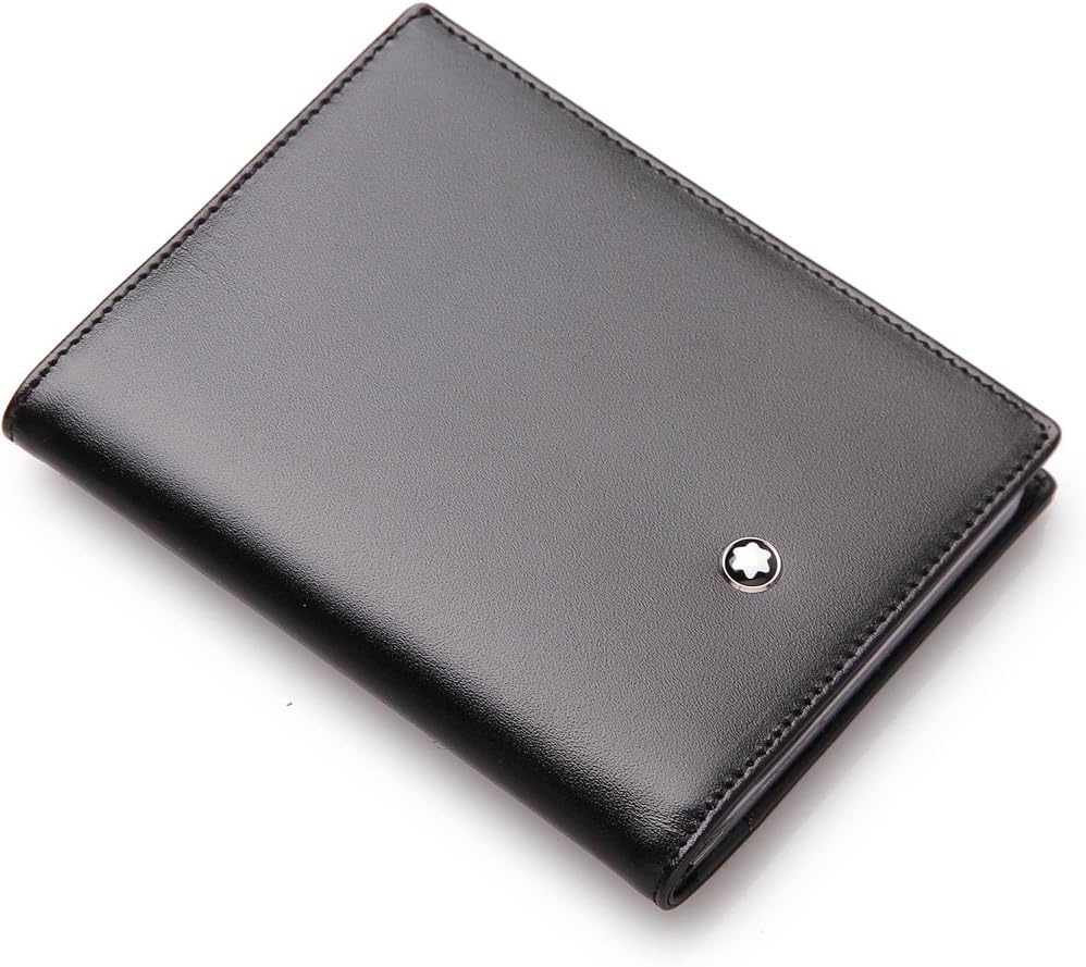 Montblanc Meisterstuck Men's Small Leather Multi Credit Card Case 5527 : Clothing, Shoes & Jewelry