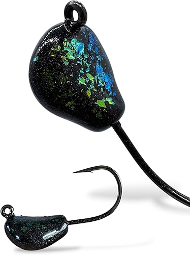 Tautog Jig, Sheepshead Standup Style Jig, paquete de 2 ~ 5, tamaños de 1/2-2 onzas, recubrimiento en polvo premium y fabricado en los Estados Unidos
