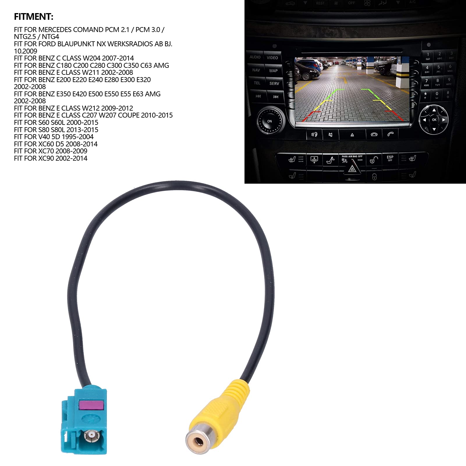 Backup Telecamera retrovisore Videocamera Videocamera PVC e