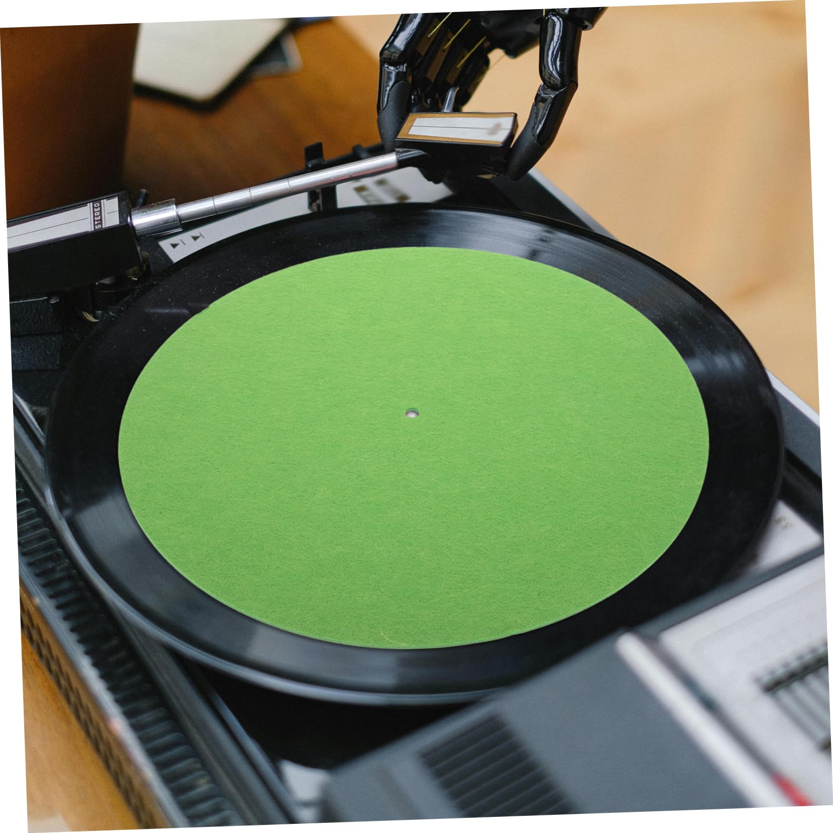 UPKOCH 10 Uds Tapete Para Accesorios Para Tocadiscos Tapete Para Disco Para El Hogar Almohadilla Para Tocadiscos Almohadilla Para Reproductor De De Vinilo Alfombrilla