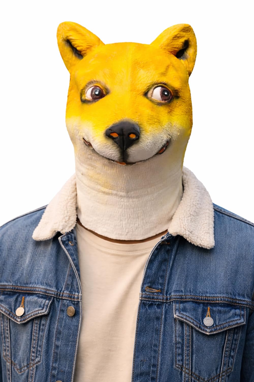 Animal Full Head Masks - Funny Scary Latex Husky Dog, Eagle, Monkey, Donkey, Horse Realistic Mask Fancy Dress For Halloween Party Costume Accessories, Dog Mask