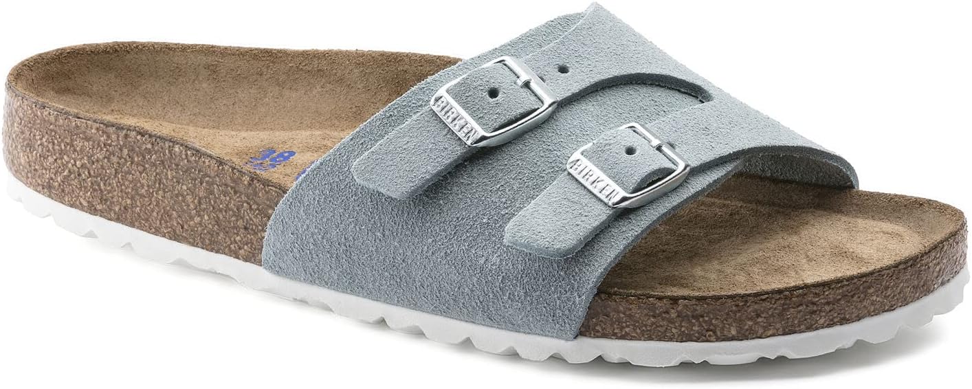 Birkenstock Women's Vaduz Softbed Sandals, VL Light Blue, 12-12.5