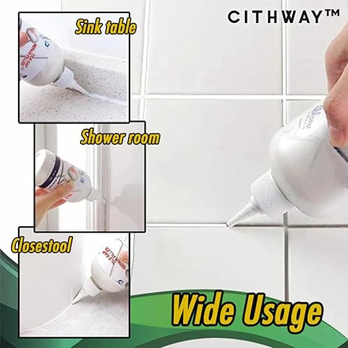 Miniatura 5 de Cithway - Relleno impermeable para reparación de huecos de azulejos, agente de reparación de lechada de azulejos, relleno de reparación de huecos de
