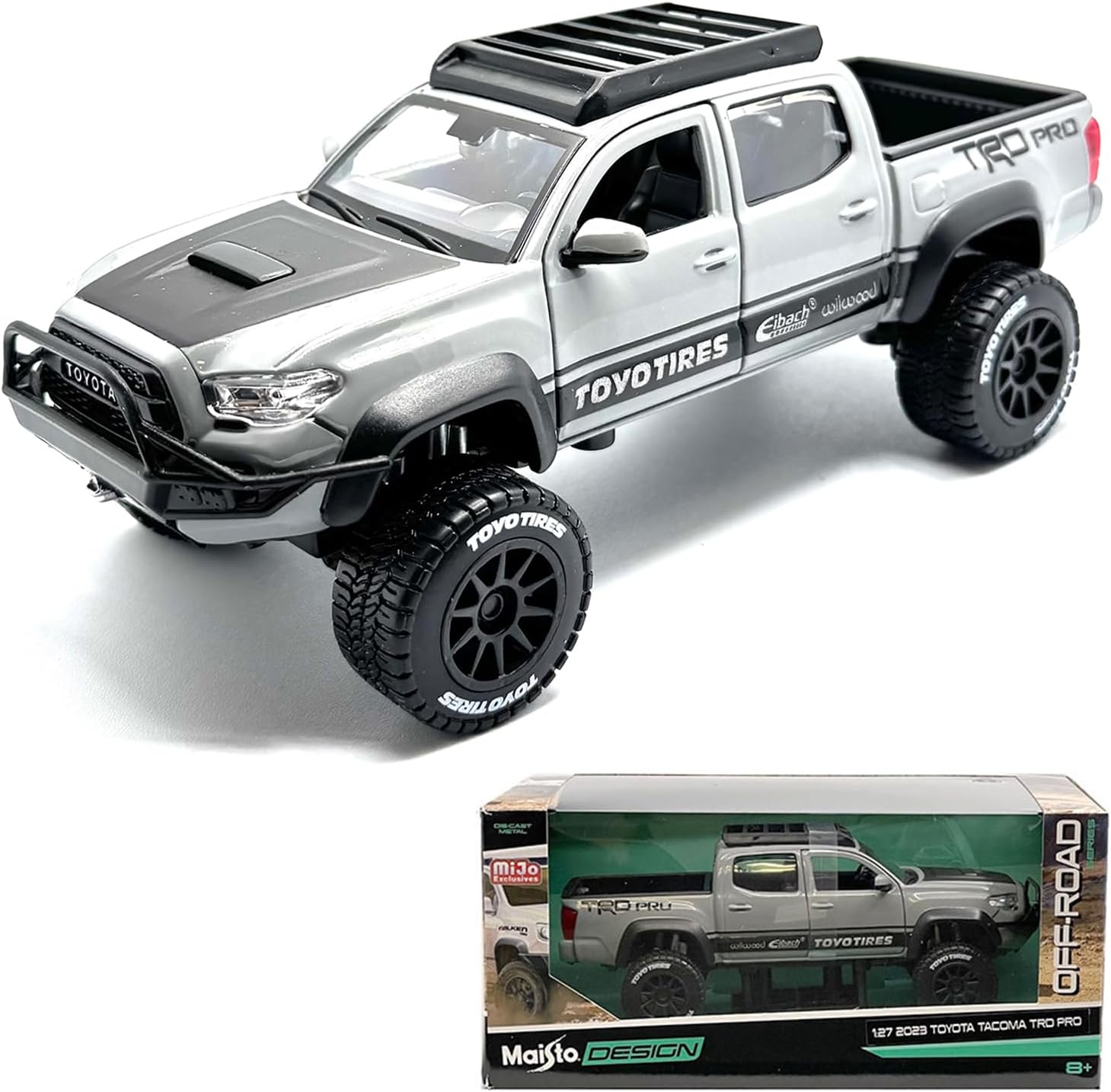 Toyota Tacoma TRD Pro Off-Road Collection Signature Diecast Bburago 1:27 (Grey)