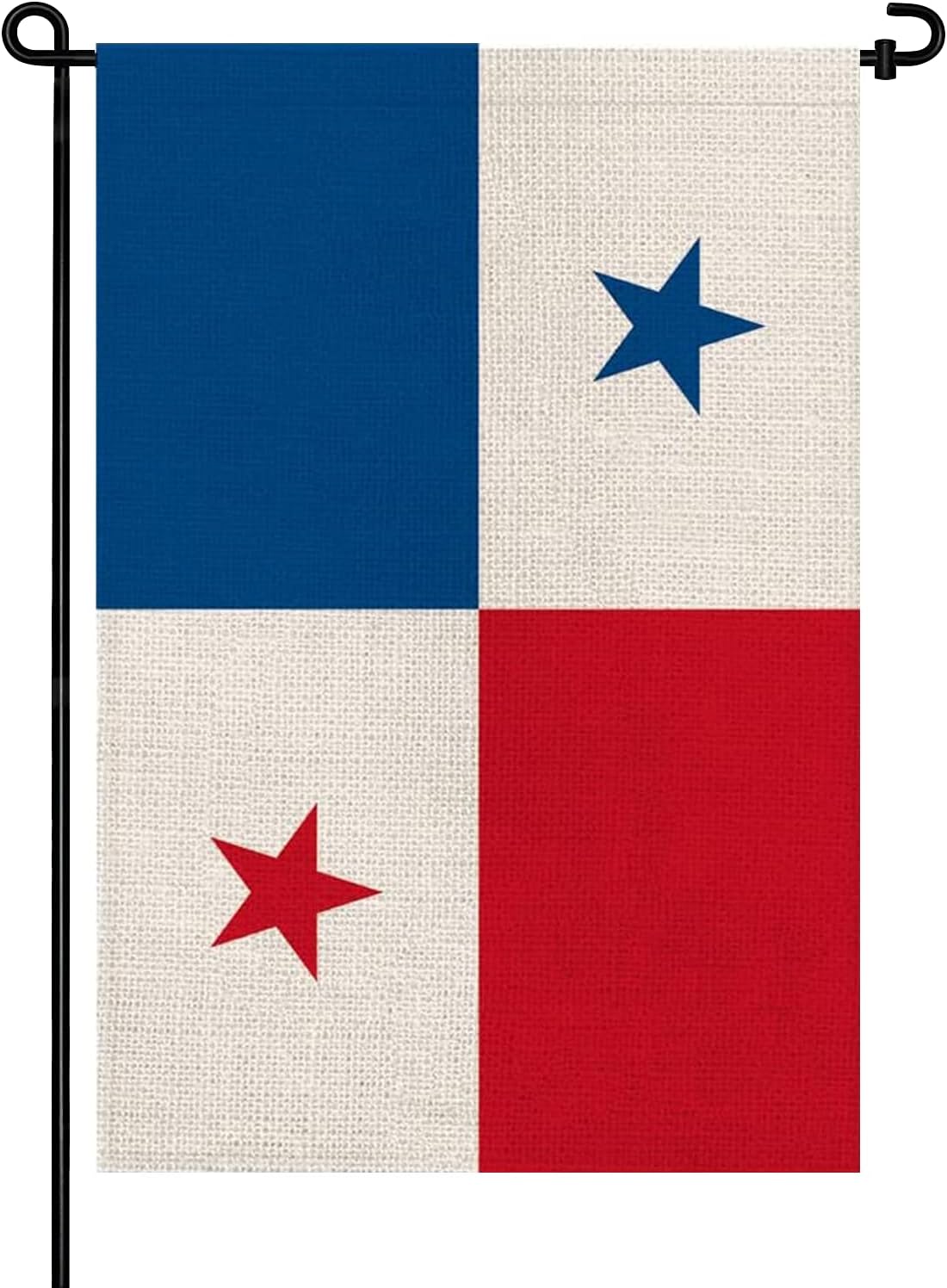 Panama Garden Flags Small Panamanian Flag 12x18 Inch Double-Sided Burlap Flag for Outdoor Yard, Porch & Patio Decoration (Panama)