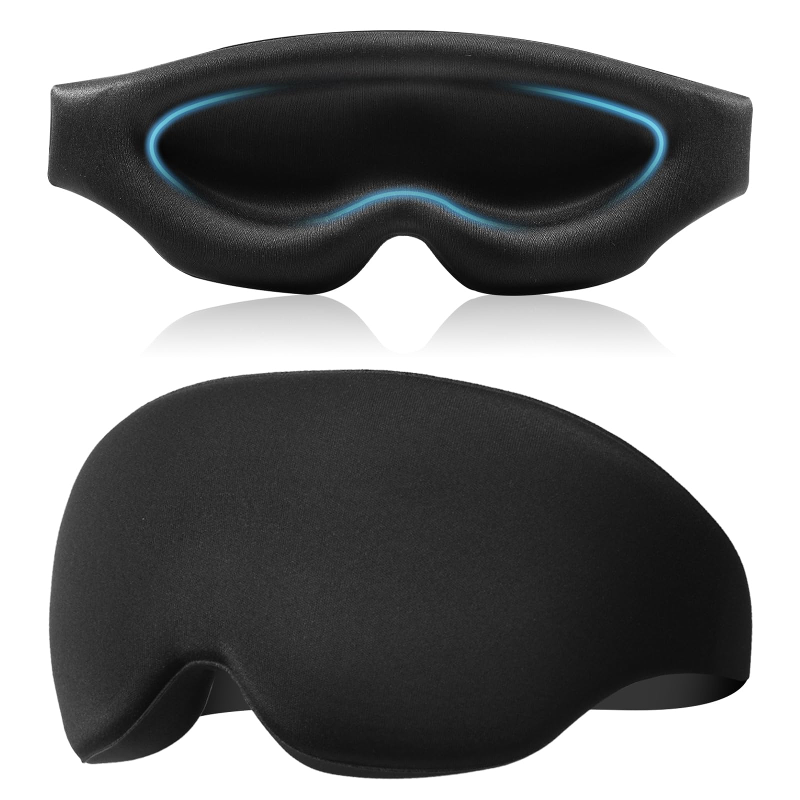 Amazon.co.jp: FIIL アイマスク 睡眠用 3D立体型 遮光率99.99％ 安眠 