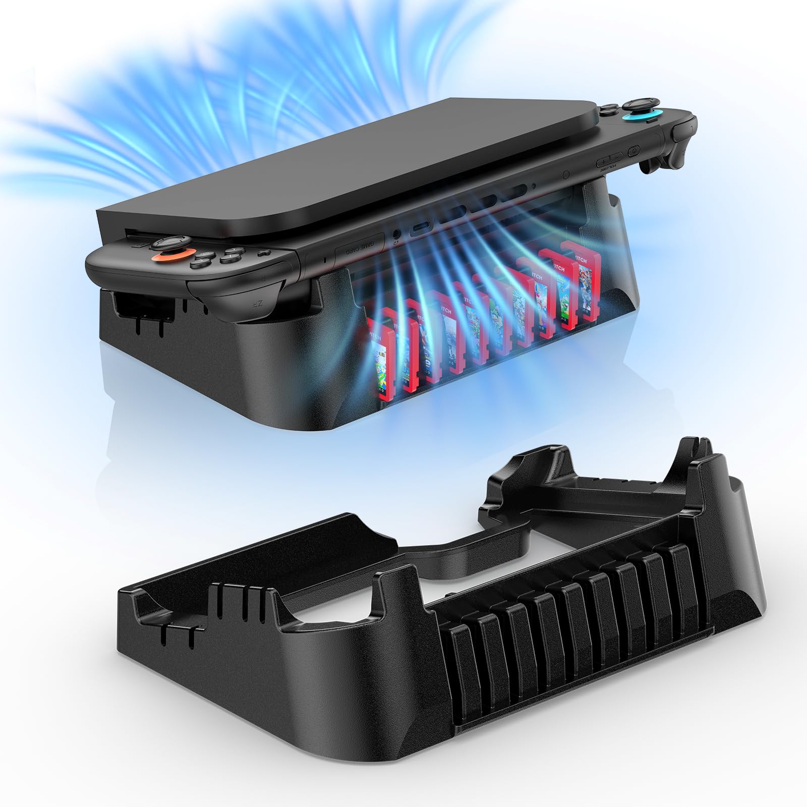 Amazon.com: JDDWIN Switch 2 Horizontal Dock Stand for Switch OLED