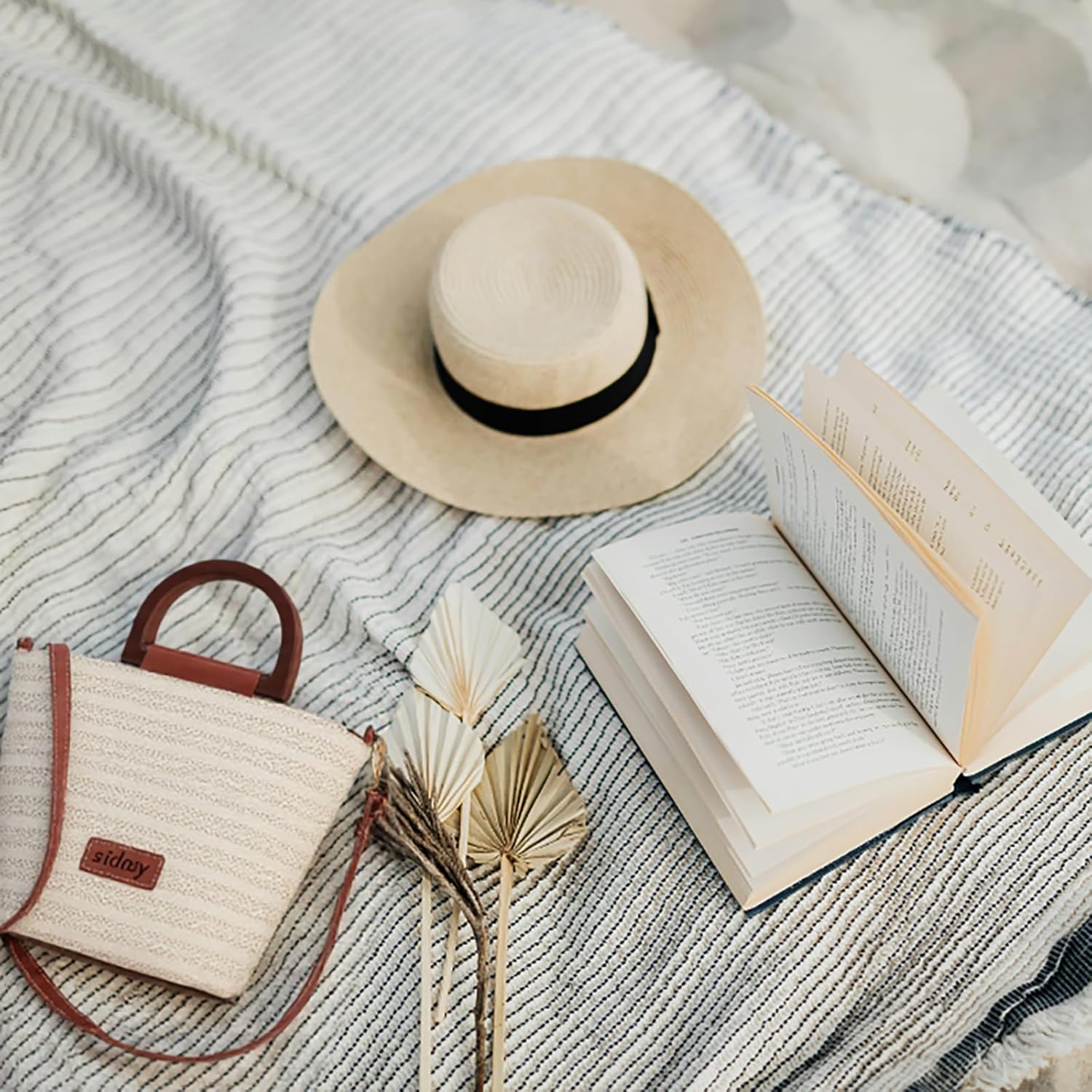 Customized Bags for Women, Personalized Straw Beach Tote Bags for Summer Travel, Woven Shoulder Handbag Purses