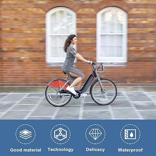 Miniatura 3 de Cubierta de batería de bicicleta eléctrica, cubierta de batería de neopreno para bicicleta eléctrica, cubierta protectora de batería de bicicleta