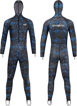 Men Women Full Body Scuba Rash Guard Swimwear Wetsuit,Long Sleeve UV Protection Swimsuit Surfing Swimming Diving Snorkeling Suits for Water Sports