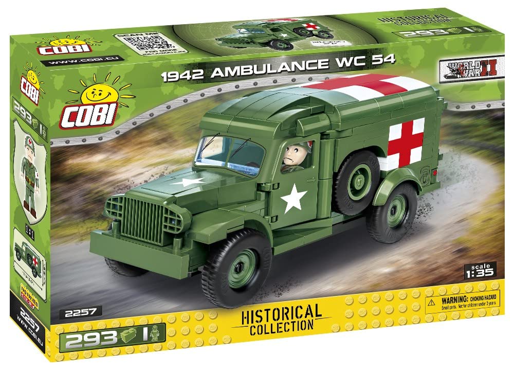 Amazon.co.jp: Cobi Historical Collection #2257 ダッジ WC-54救急車