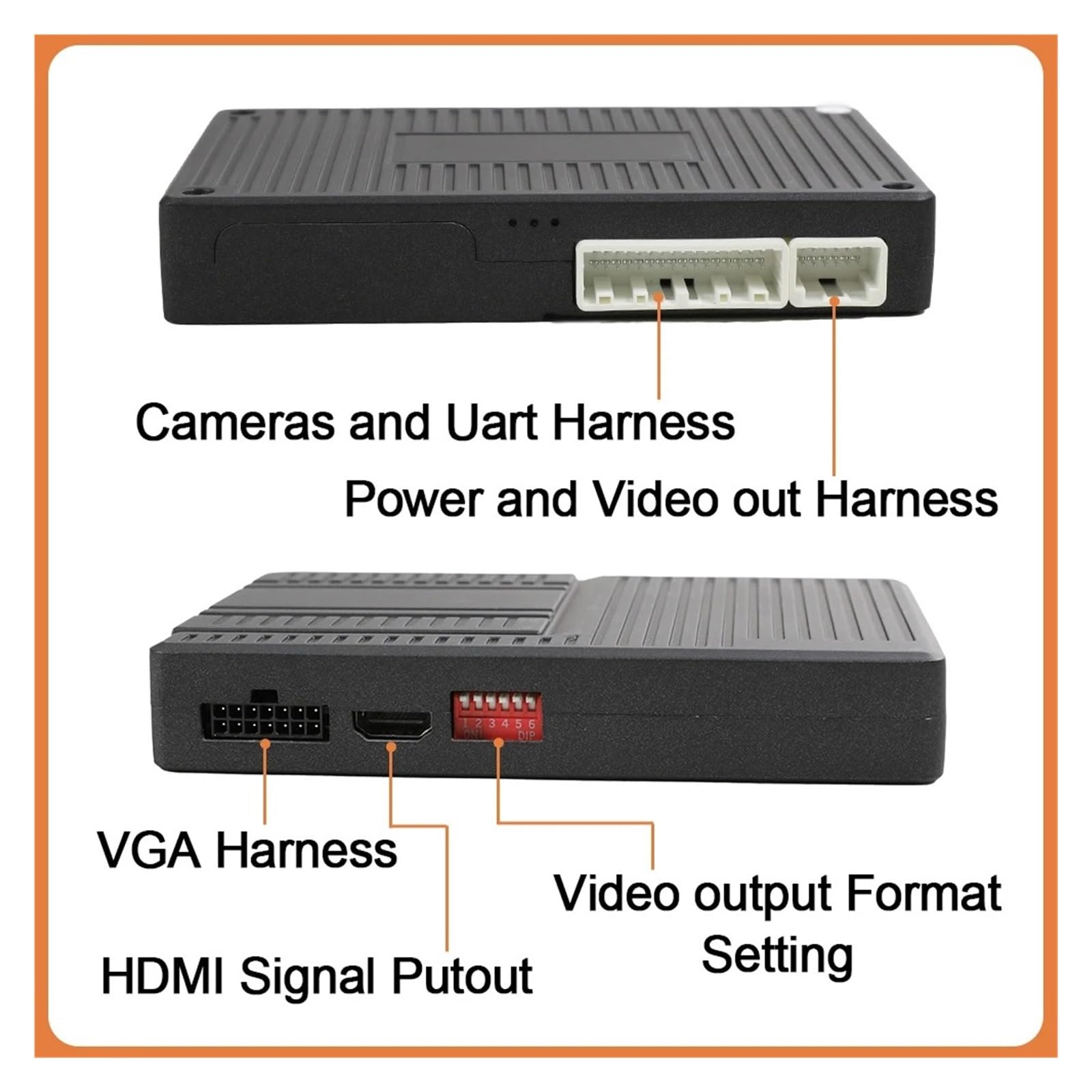 Rückfahrkamera Auto 1080P 3D 360 Grad Parkkamera Surround View System 4 Auto DVR Aufnahmekameras HD Vogelperspektive Panoramasystem