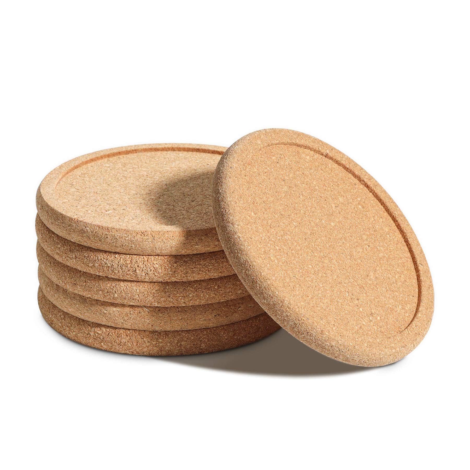Sponsored Ad – KASTWAVE Cork Plant Coasters, Cork Mat Drainage Tray for Succulent Cactus Flower Pot, Cork Wood Drip Pads Plates for Indoor Table Desk Windowsill Clean Solution DIY Craft Project (4 Inches, 6 Pcs)