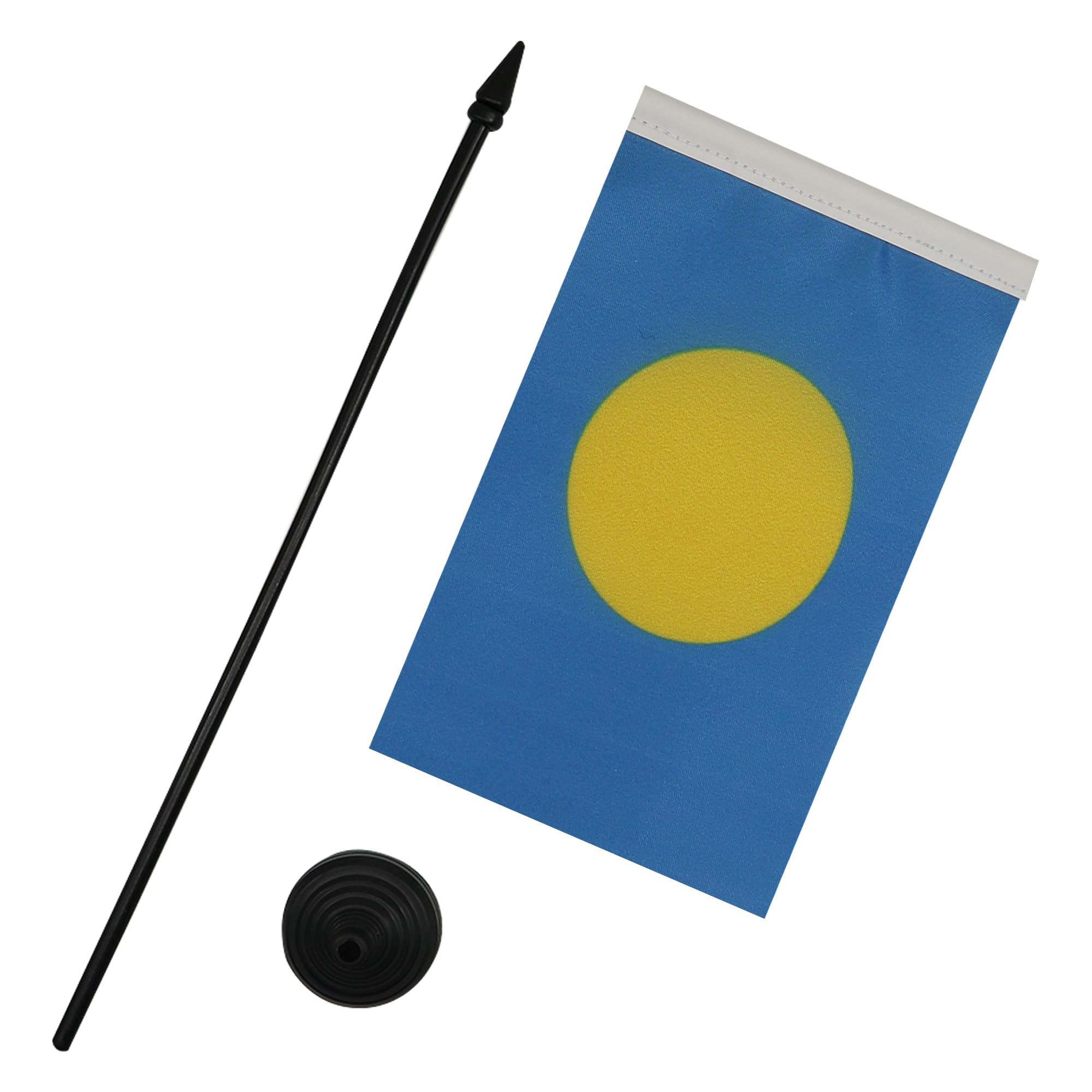 AZ FLAG, Palau Table Flag 4'' x 6'', Palauan Office Mini Banner 100% Polyester 15 x 10 cm - Image 4