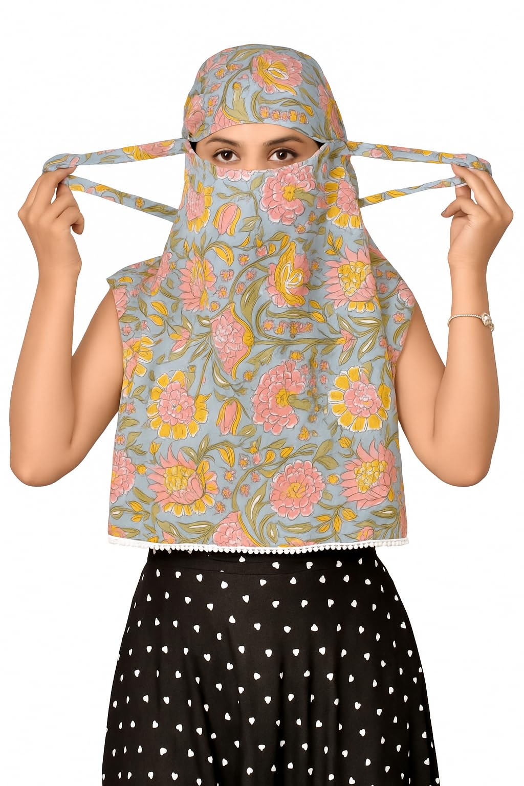 kaly india Women Scarf | Multi-coloured Veil For Women-picture-17