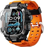 Vista 9 de ULTIMAL - Funda resistente con correa para Apple Watch 49mm, compatible con Apple Watch Ultra 3/2/1, cubierta protectora a prueba de golpes de grado