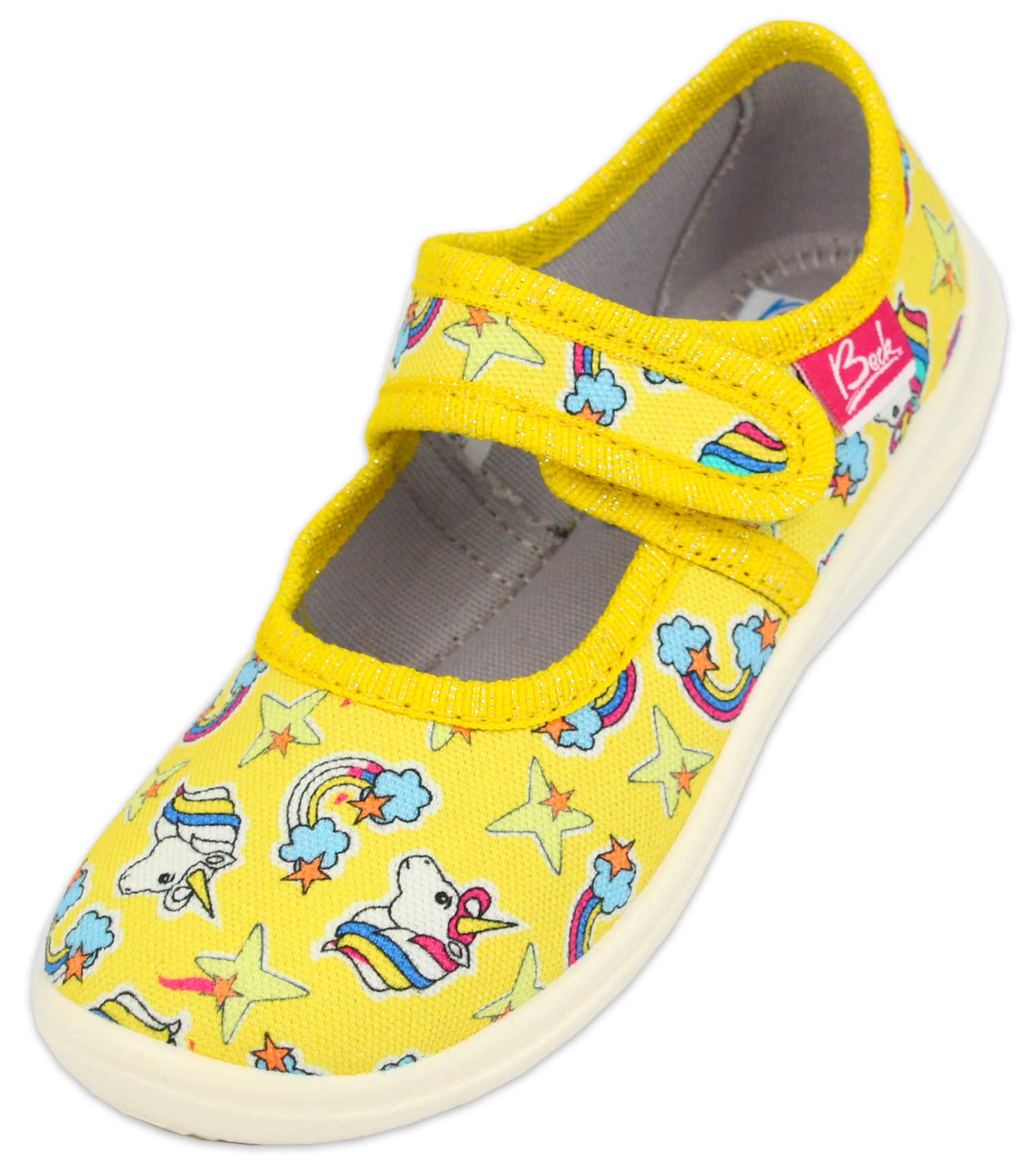 Beck Mädchen Kinder Yellow Dream Hausschuh