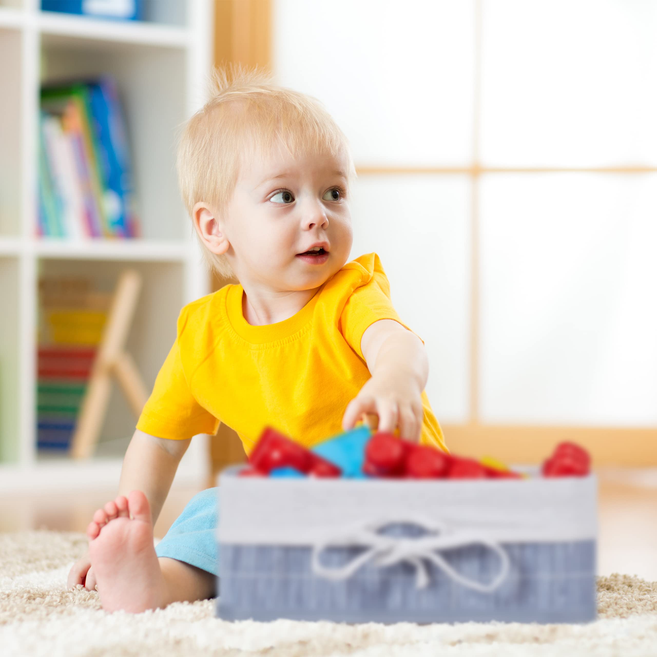 Set 3 Cestini Portaoggetti In Bambù Relaxdays - Organizer Per Armadio E Scaffali - Nero/Crema - Foto 9