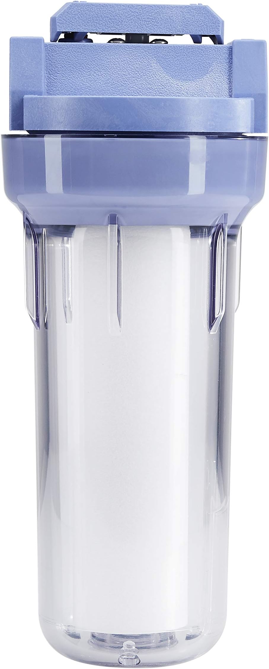 Amazon Basics Standard Duty Sump VIH Water Filter Housing - 3/4 Inch, Blue/Clear