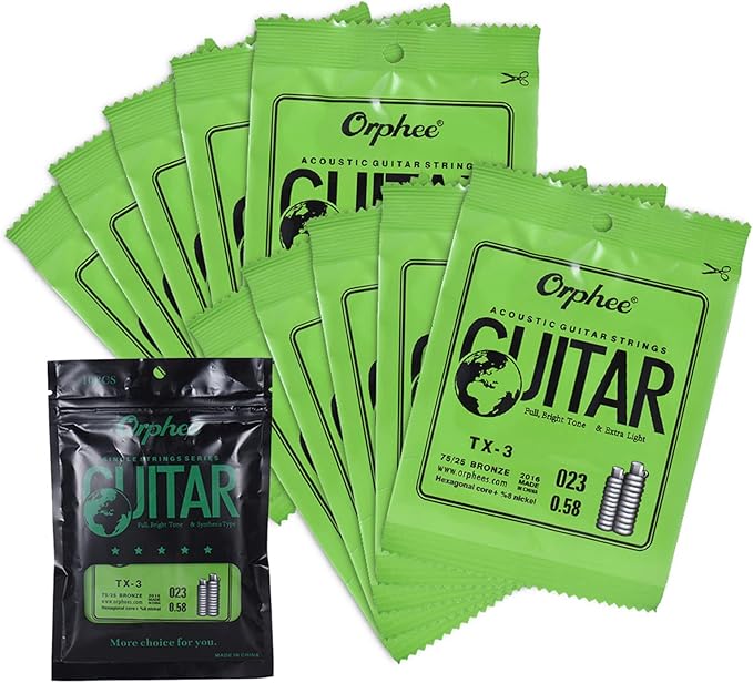 Amazon.com: HUIOP Acoustic Guitar 3rd String, TX-3 Single String ...